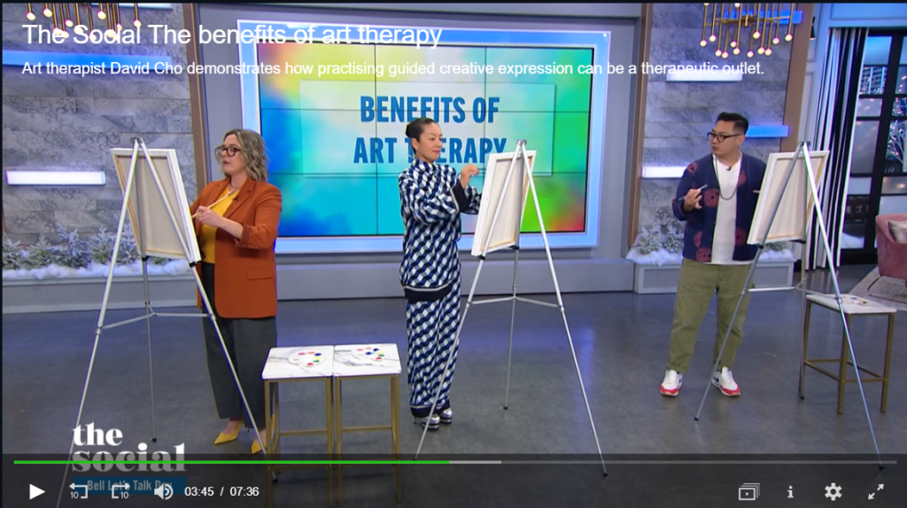 The benefits of art therapy on CTV's The Social.
