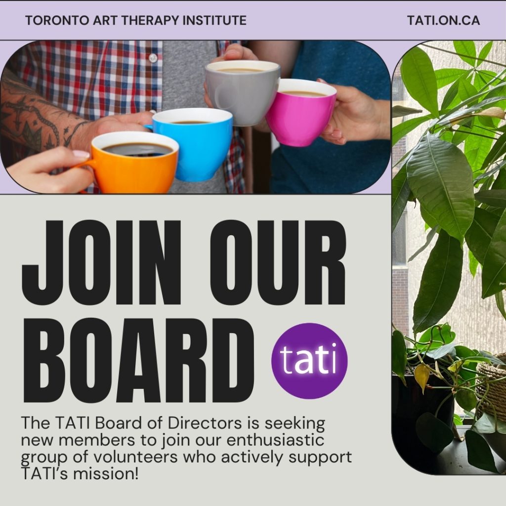 promotional image with the text "join our board"